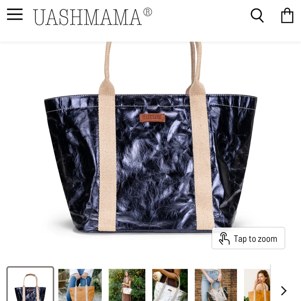 Uashmama Small Petrolio Tote Bag